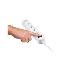 Protetor Eletronico C- 5 Tomadas Branco Epe 205 + 3 Metros - 8