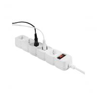 Protetor Eletronico C- 5 Tomadas Branco Epe 205 + 3 Metros - 9