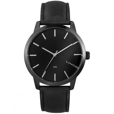 Relógio Lince Masculino Preto Couro Mrc4423l P1px