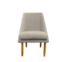 Kit 08 Cadeiras Para Sala De Jantar Ana Pés Palito Suede Bege- D'classe Decor - 2