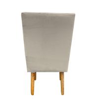 Kit 08 Cadeiras Para Sala De Jantar Ana Pés Palito Suede Bege- D'classe Decor - 5