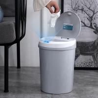 Lixeira Automática Com Sensor 12l - Praticidade e Higiene cinza - 9