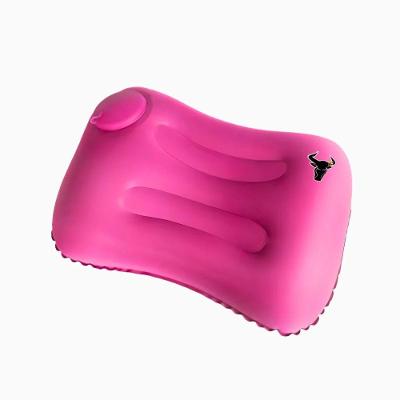 Travesseiro Almofada De Viagem Inflável E Portátil - Rosa