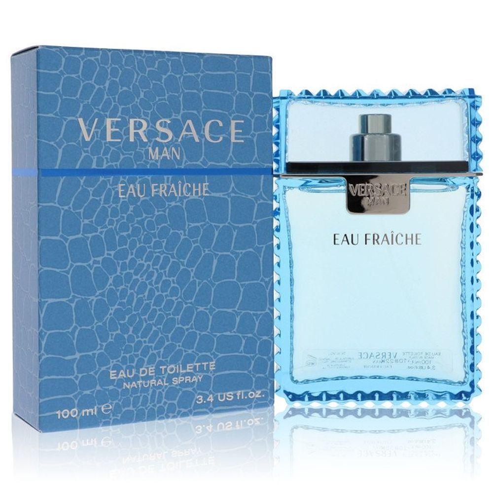 Perfume Masculino Man Blue Versace 100 Ml Fraiche Eau De Toilette - 1