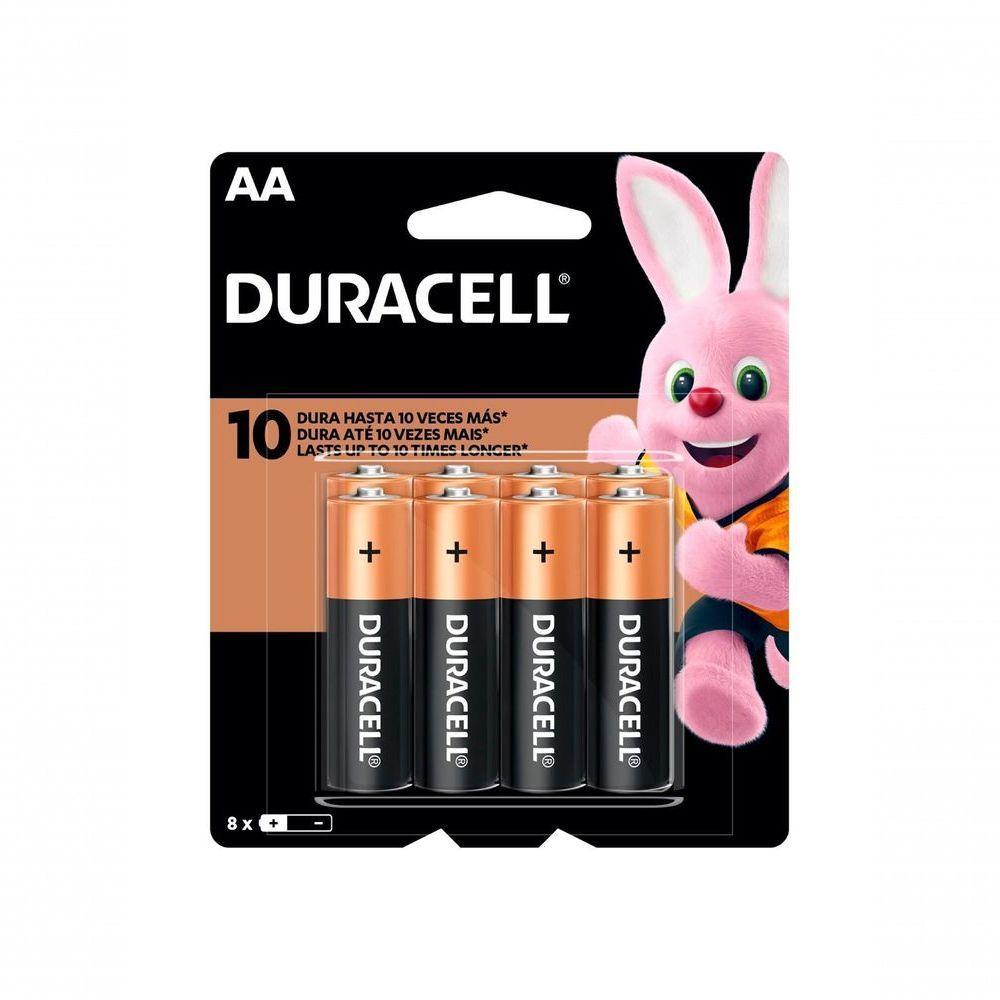 Pilha Alcalina 1,5v Aa Mn1500 (com 8 Pilhas) - 1