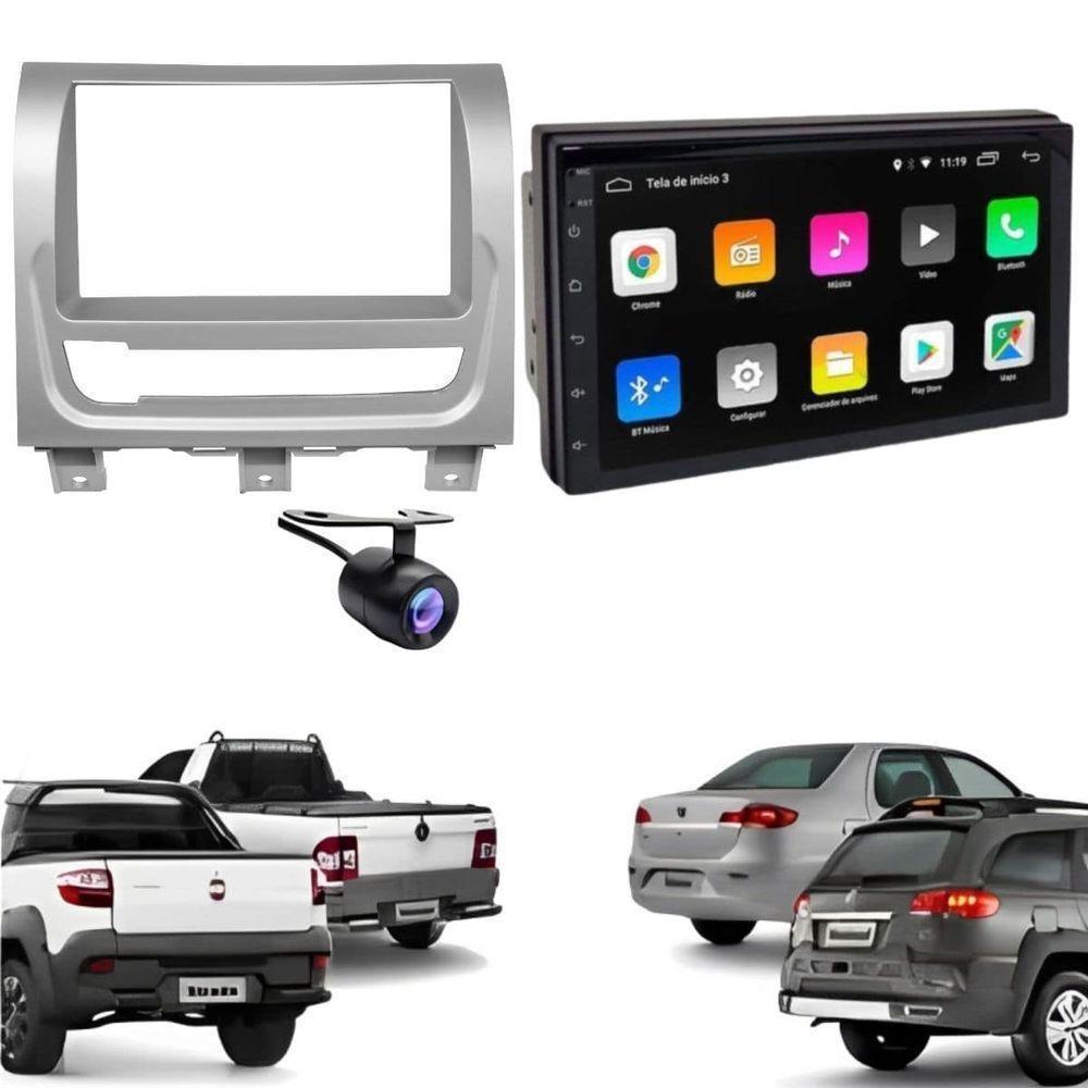 Central Multimídia Android 2 Din Strada Working Câmera Ré - 1