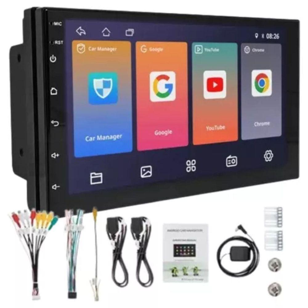 Central Multimídia Android 2 Din Strada Working Câmera Ré - 2