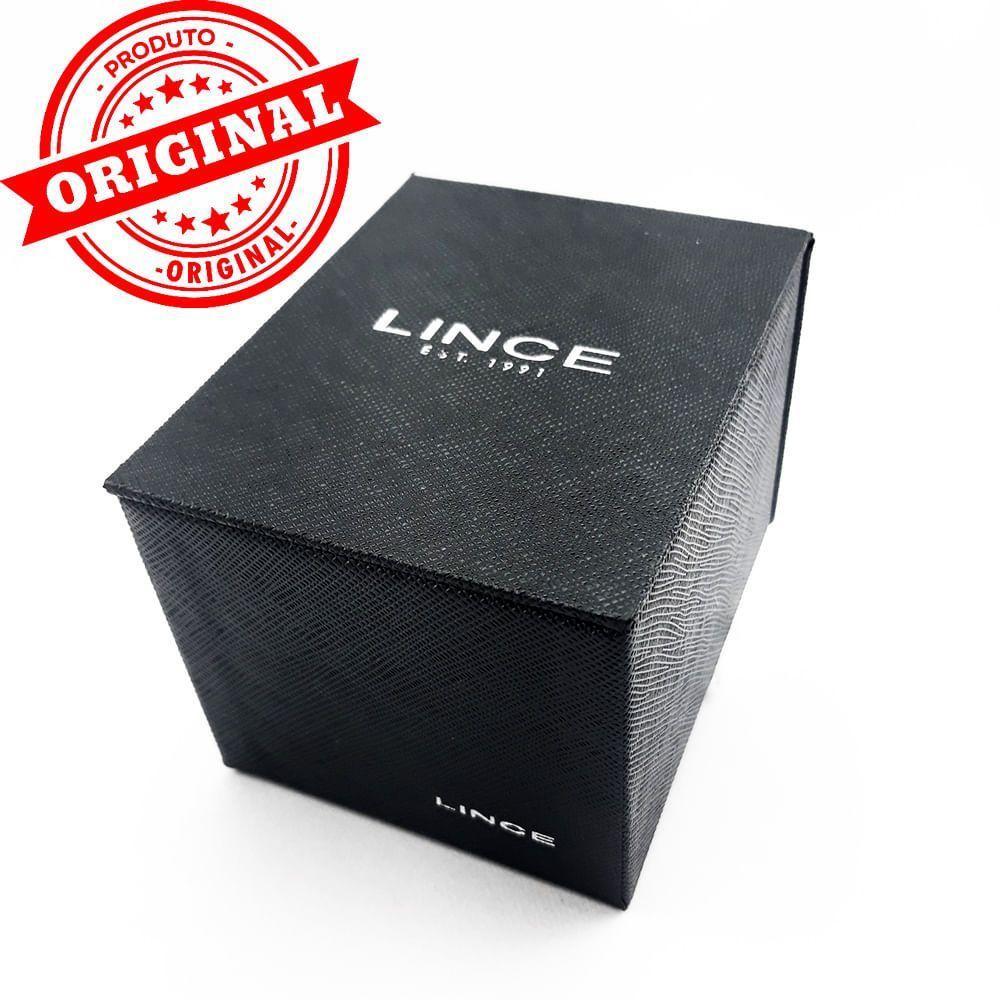 Relógio Lince Masculino Dual Time Preto Mrnh214l50 Pvpx - 2