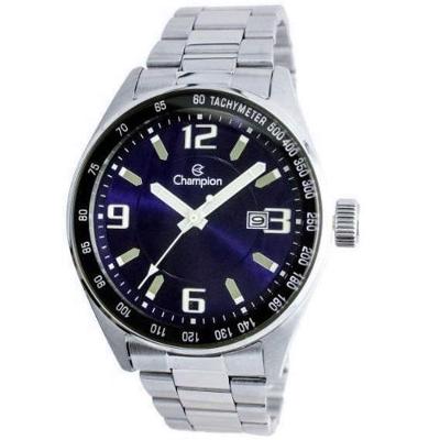 Relógio Champion Aço Calendário Masculino Ca31622f