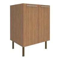 Balcão De Cozinha Com 2 Portas 60cm Multimóveis Cr20425 Freijó - 1