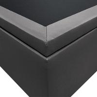 Base Box Baú Para Cama Casal 138x188cm Liz S05 Sintético Cinza - Mpozenato - 5