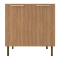 Balcão De Cozinha Com 2 Portas 80cm Multimóveis Cr20424 Freijó - 5