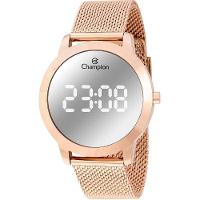 Relógio Champion Feminino Digital Rosê Espelhado Ch40106p - 1