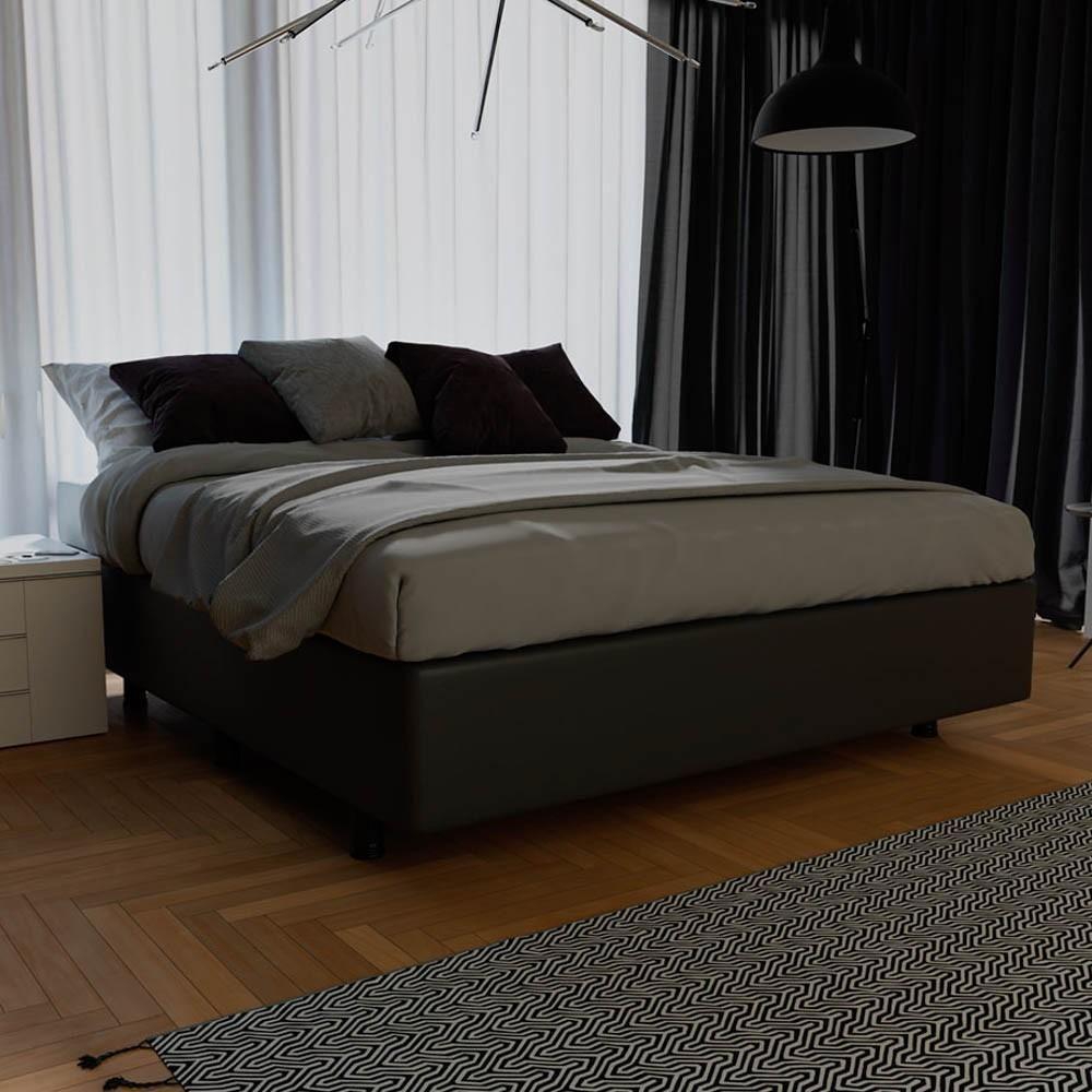 Base Box Para Cama Viúva 128x188cm Liz S05 Sintético Cinza - Mpozenato - 2