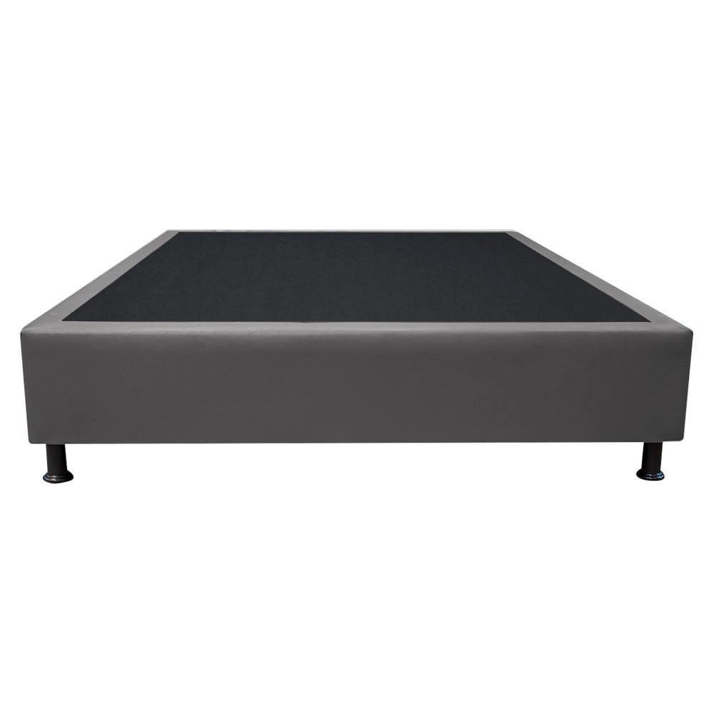Base Box Para Cama Viúva 128x188cm Liz S05 Sintético Cinza - Mpozenato - 6