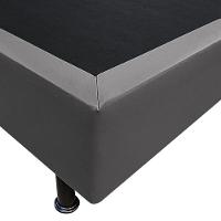 Base Box Para Cama Viúva 128x188cm Liz S05 Sintético Cinza - Mpozenato - 3