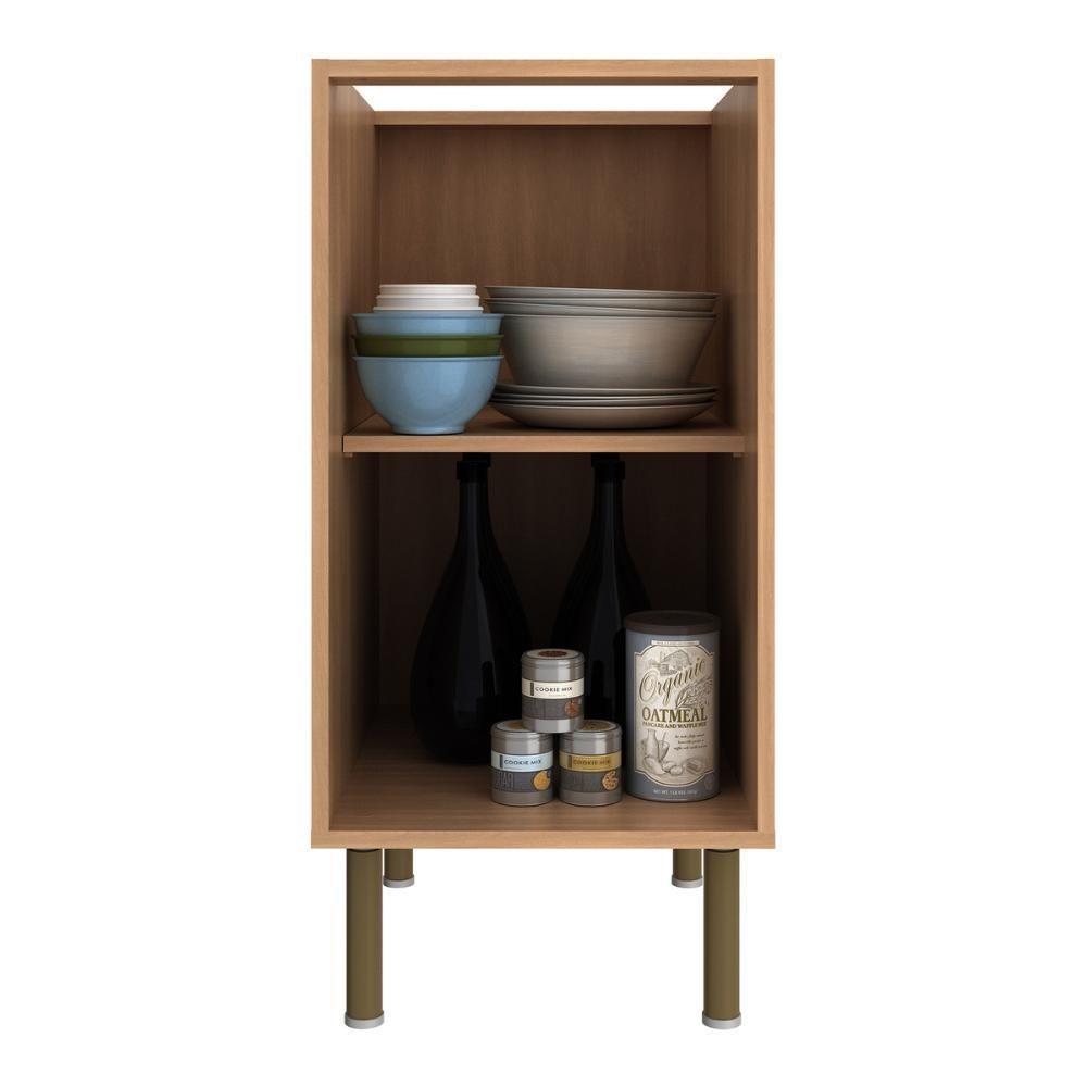 Balcão De Cozinha Com 1 Porta 40cm Multimóveis Cr20422 Freijó - 4