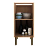 Balcão De Cozinha Com 1 Porta 40cm Multimóveis Cr20422 Freijó