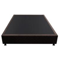 Base Box Para Cama Casal 138x188cm Liz S05 Suede Bordado Marrom - Mpozenato - 5