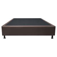 Base Box Para Cama Casal 138x188cm Liz S05 Sintético Marrom - Mpozenato - 6