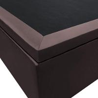 Base Box Baú Para Cama Viúva 128x188cm Liz S05 Sintético Marrom - Mpozenato - 5