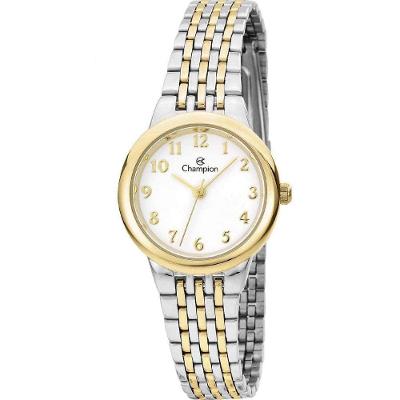 Relógio Champion Feminino Analógico Bicolor Branco Ch24811b