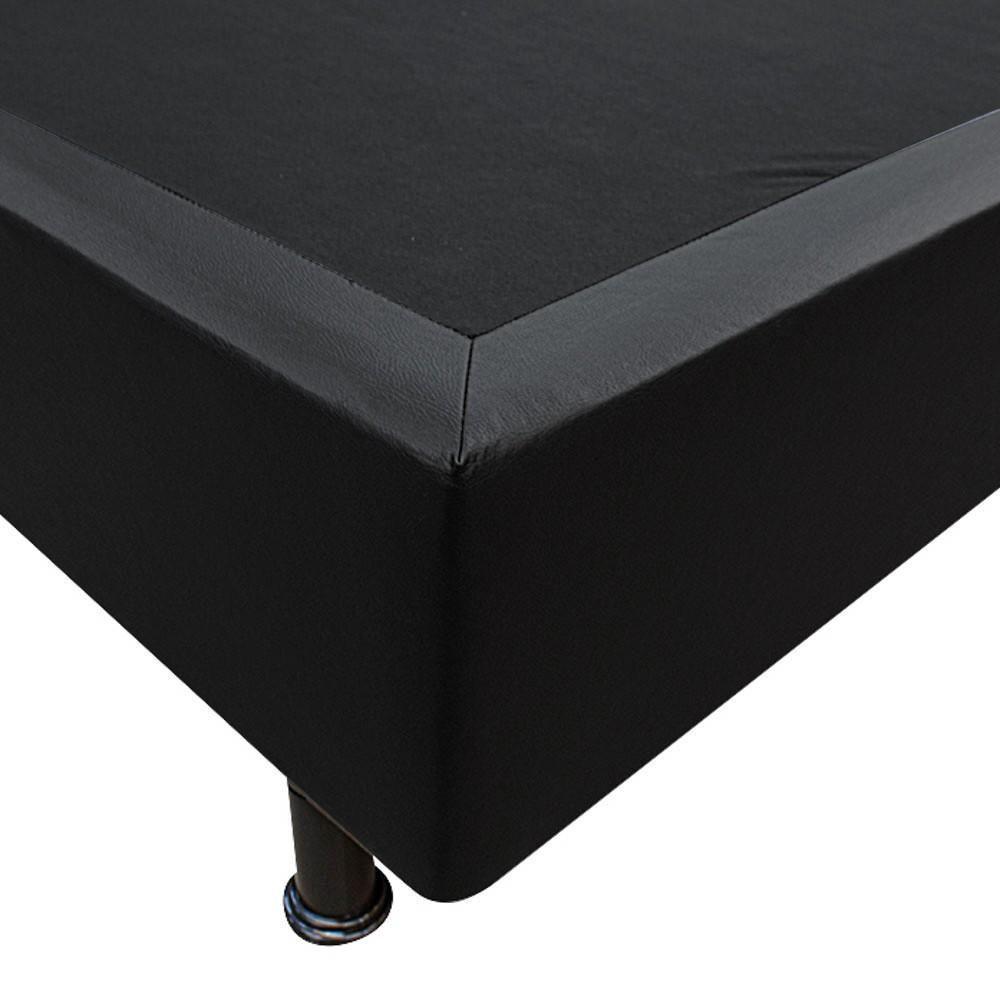Base Box Para Cama Viúva 128x188cm Liz S05 Sintético Preto - Mpozenato - 3