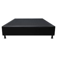Base Box Para Cama Viúva 128x188cm Liz S05 Sintético Preto - Mpozenato - 6