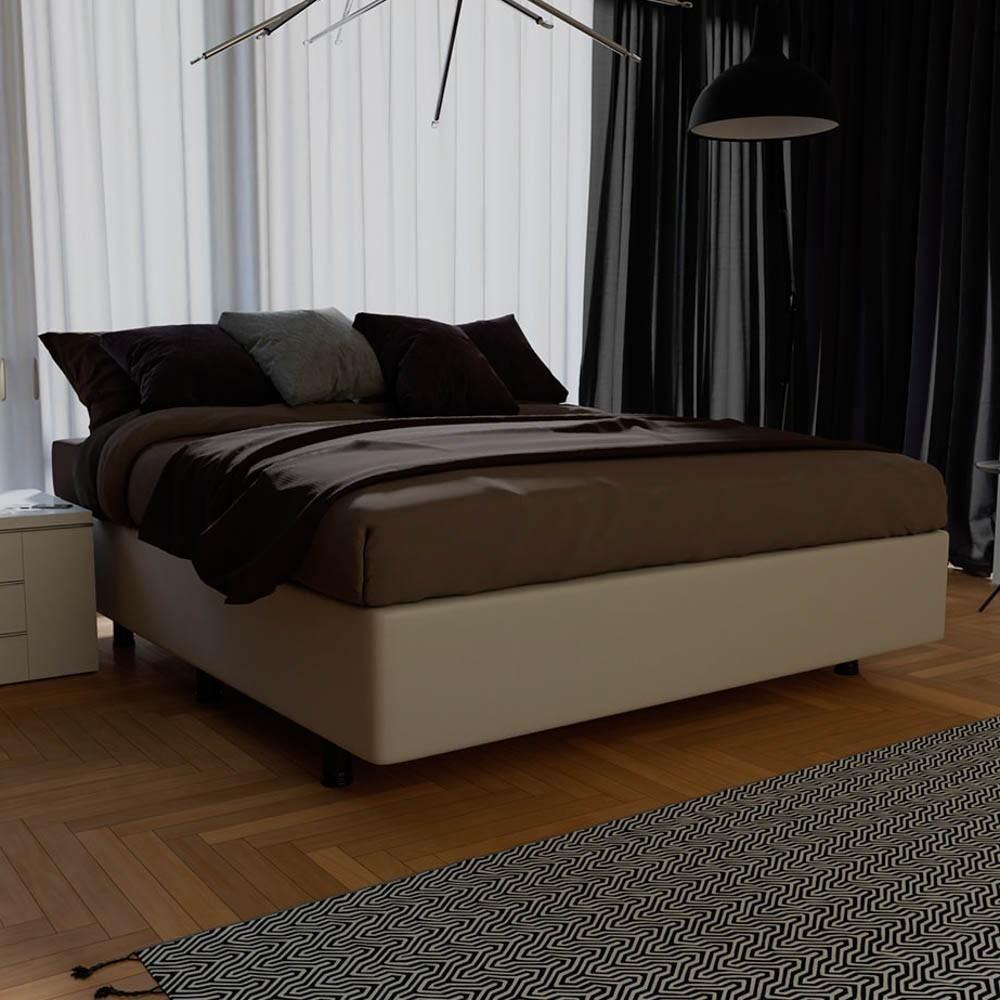 Base Box Para Cama Viúva 128x188cm Liz S05 Sintético Bege - Mpozenato - 6