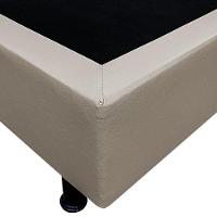 Base Box Para Cama Viúva 128x188cm Liz S05 Sintético Bege - Mpozenato - 2