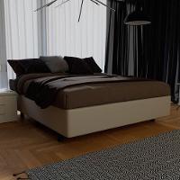 Base Box Para Cama Viúva 128x188cm Liz S05 Sintético Bege - Mpozenato - 6