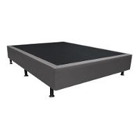 Base Box Para Cama Casal 138x188cm Liz S05 Sintético Cinza - Mpozenato - 1