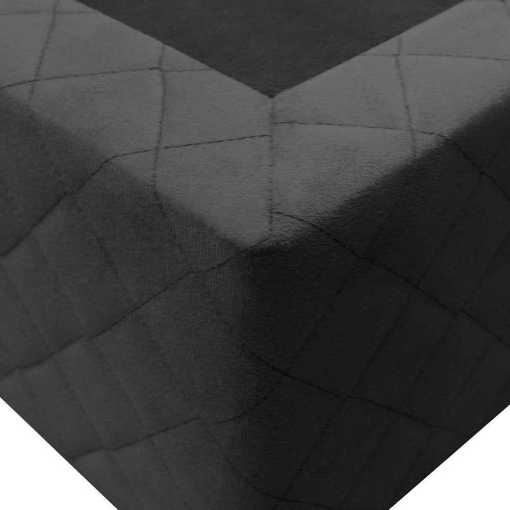 Base Box Para Cama Solteiro 88x188cm Liz S05 Suede Bordado Preto - Mpozenato - 3
