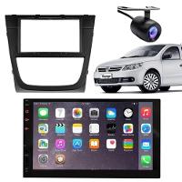 Central Multimídia 2 Din Mp5 Voyage G5 Câmera Moldura Tela Pt - 1