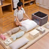 Caixa Organizadora De Roupas Multiuso Dobrável - Azul - 8