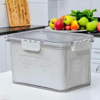 Cesto Organizador De Alimentos Para Geladeira Com Tampa - Multiuso - 2