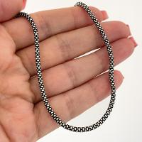 Corrente Pipoca 2,8mm Prata De Bali 925 - 2