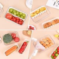 Cesto Organizador Com Tampa Para Geladeira - Compacto e Funcional - 9