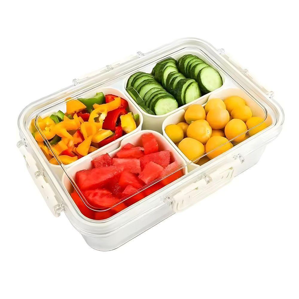 Cesto Organizador Com Tampa Para Geladeira - Empilhável e Versátil - 8