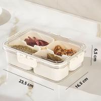 Cesto Organizador Com Tampa Para Geladeira - Empilhável e Versátil - 3