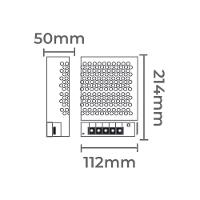 Fonte De Alimentação Chaveada Nordecor Com Cooler 12v 30a - 360w Bivolt Unica 7028 - 2