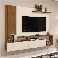 Painel para TV até 65" Lian Casa 812 nature com off white - 1