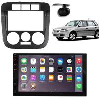 Central Multimídia 2 Din Mp5 Parati G4 Câmera Moldura Tela Pt - 1