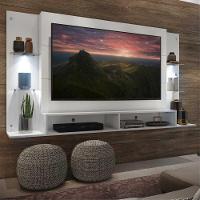 Painel Tv 60'' com 2 Leds e Prateleiras de Vidro Vegas - 1