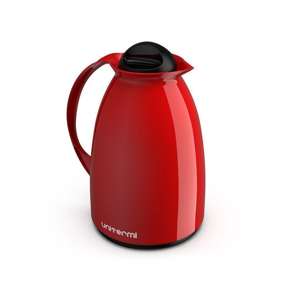 Garrafa Térmica Café Florença 650ml Vermelha Unitermi - 1