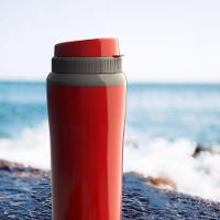 Copo Térmico Miami De 650ml Com Parede Dupla Unitermi - Vermelha - 2