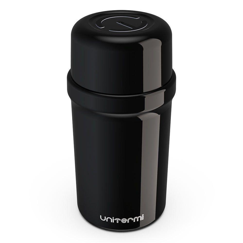 Garrafa Térmica Unitermi 250ml Para Café Chá água Leite - Preta - 1