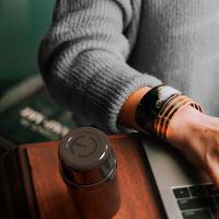 Garrafa Térmica Unitermi 250ml Para Café Chá água Leite - Preta - 2