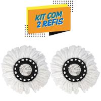 Kit Com 2 Refis Para Mop Giratório 8l - Alta Absorção E Durabilidade - 2