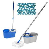 Kit Com 2 Refis Para Mop Giratório 8l - Alta Absorção E Durabilidade - 3